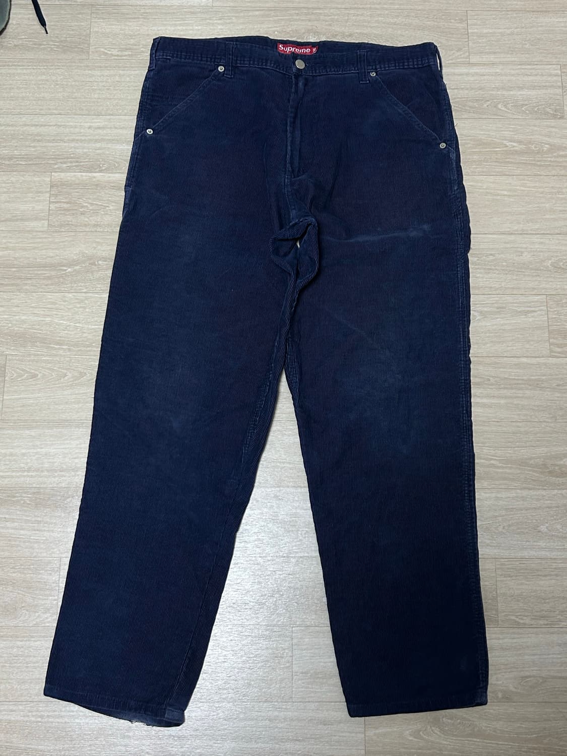 90s 올드 슈프림 코듀로이 카펜터 팬츠 상품이미지2