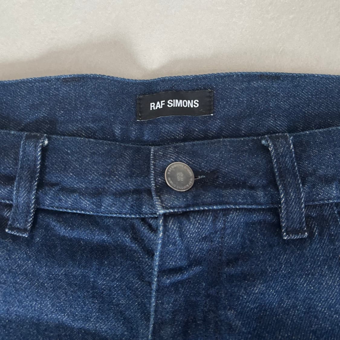 라프시몬스 low crotch 데님 상품이미지4