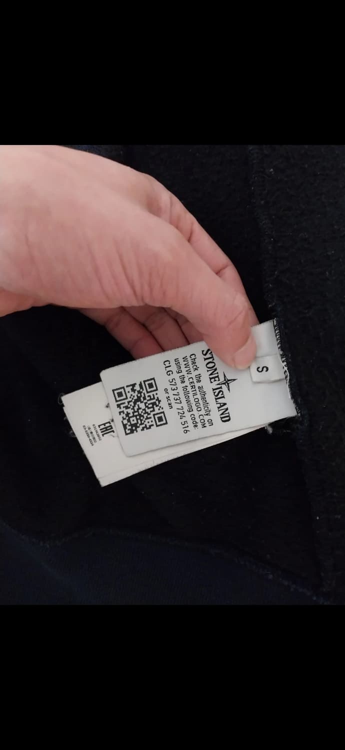 스톤 아일랜드 네이비 후드집업 S 상품이미지2