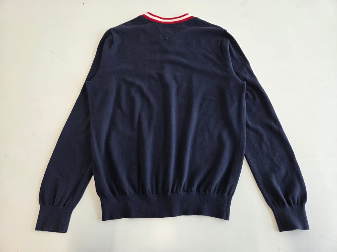 타미힐피거 브이넥 니트 네이비 L/G 상품이미지2