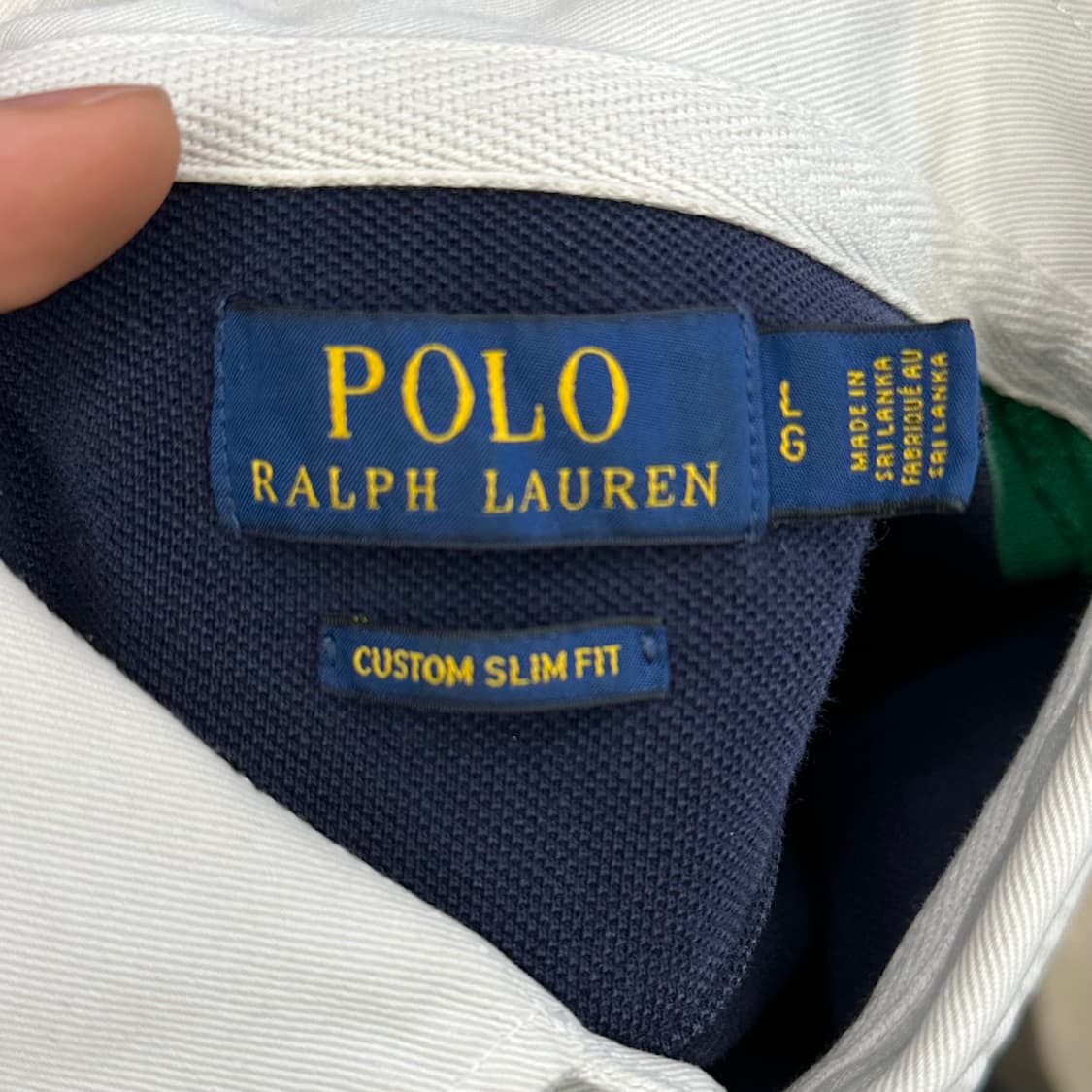 L 폴로랄프로렌 빅로고 스트라이프 럭비티 상품이미지4