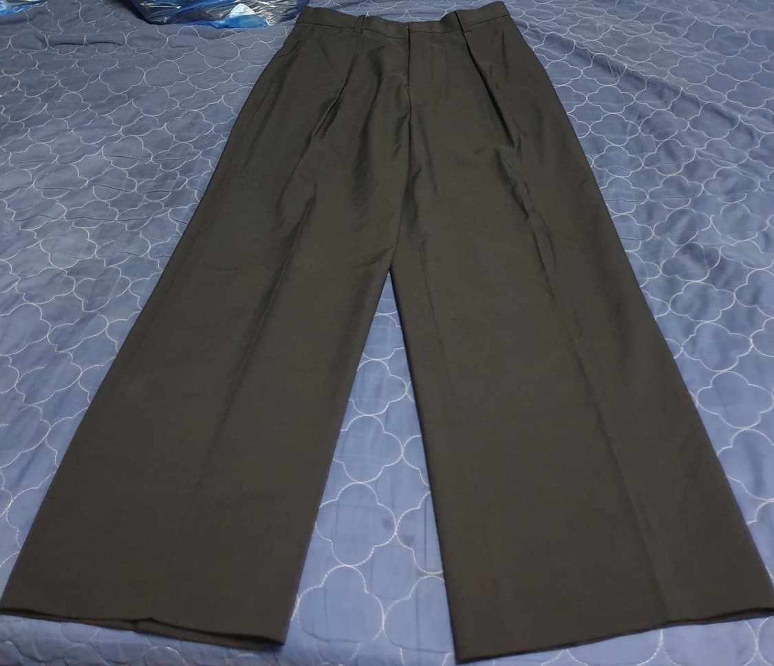 라벨아카이브 릴렉스핏 핀턱 슬랙스 블랙 (4사이즈) 상품이미지1