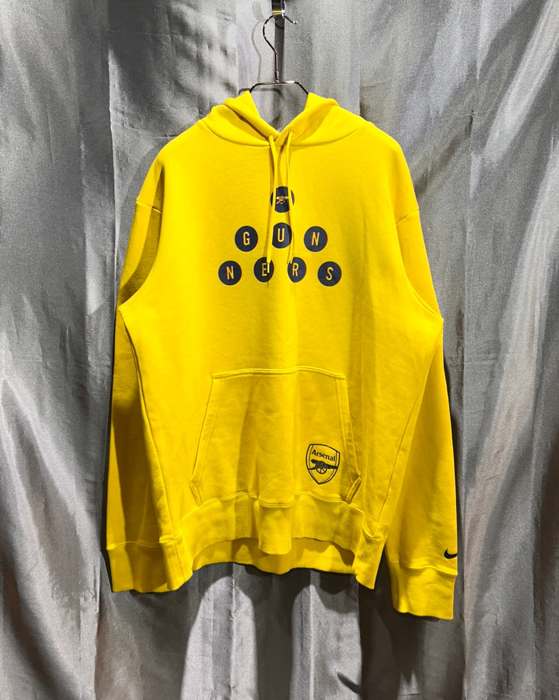 L 나이키 아스날 거너스 그래픽 옐로우 기모 후드티  상품이미지2
