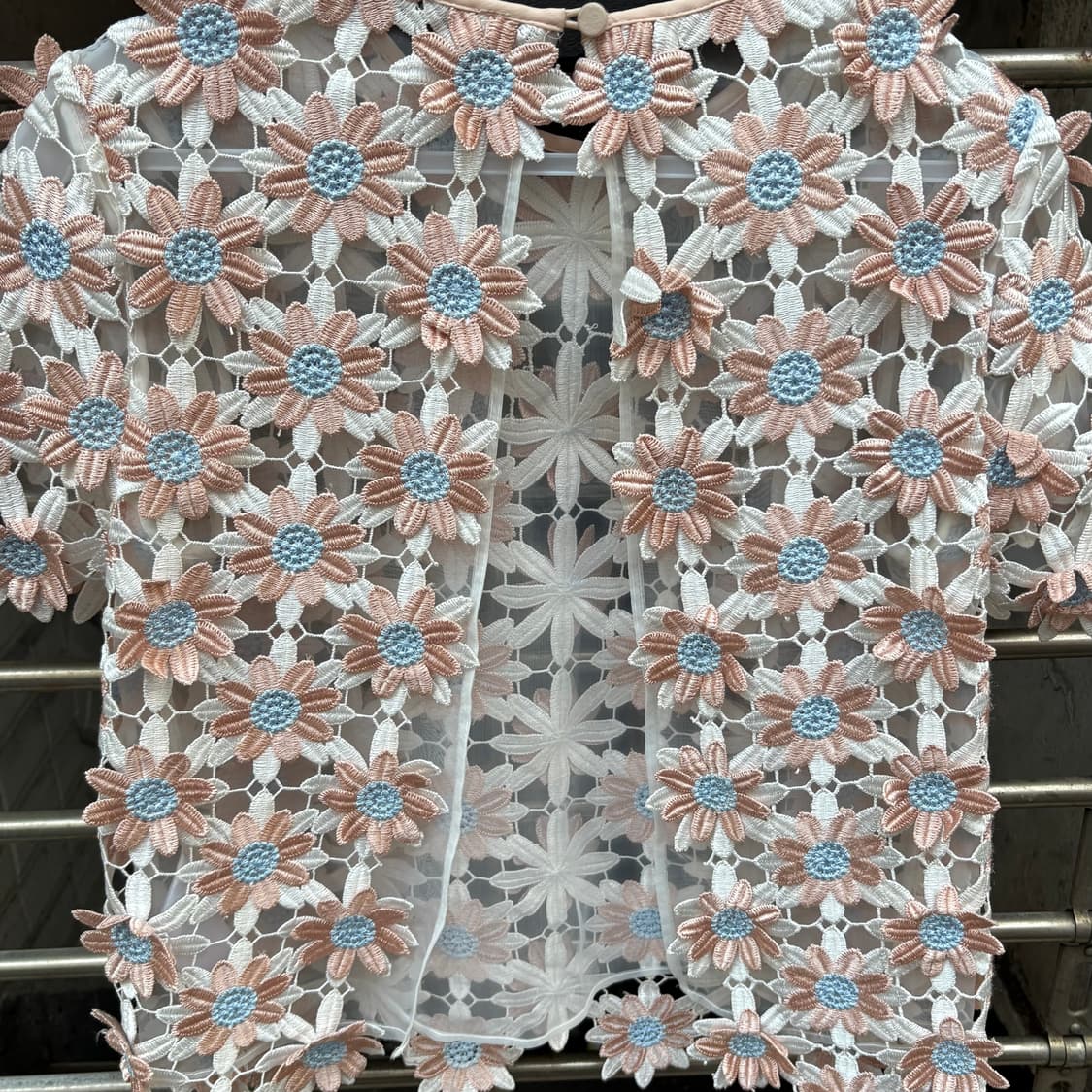 [S] 셀프 포트레이트 플라워 레이스 블라우스 상품이미지5