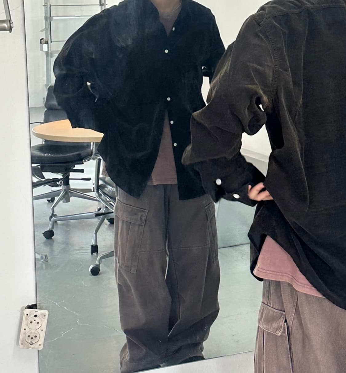 플라스틱 프로덕트 셔츠 3size 상품이미지2