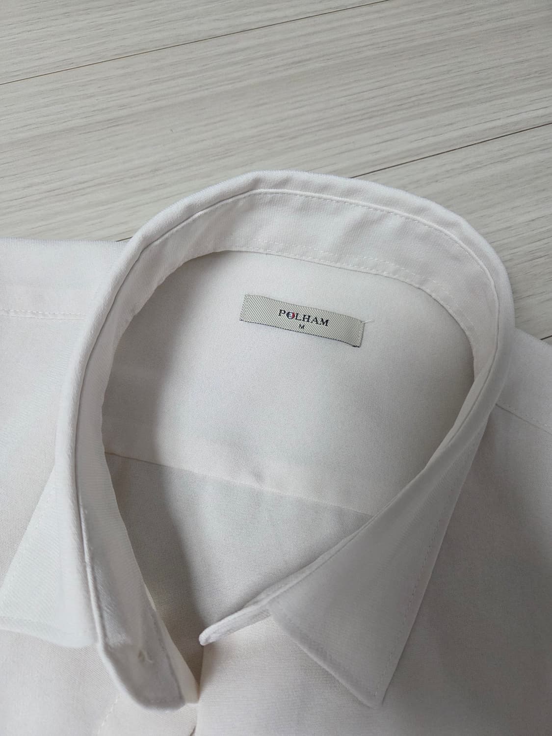 폴햄 베이지 반팔셔츠 M 상품이미지4