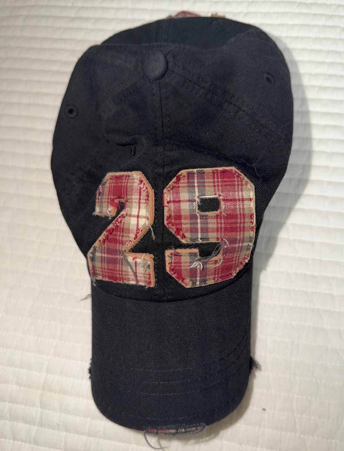 check number black cap 볼캡 상품이미지1