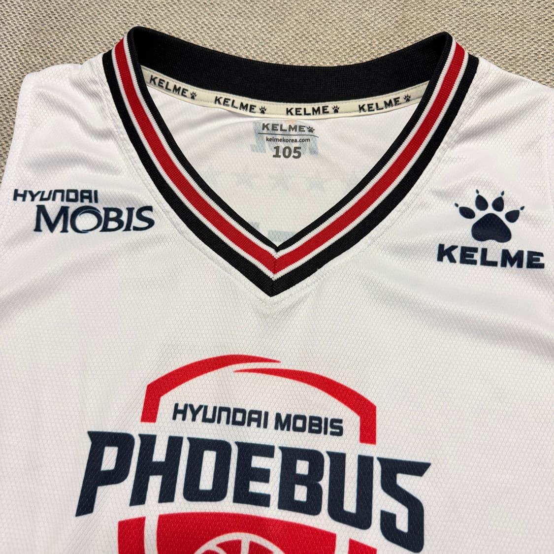 켈미 KBL 현대 모비스 김지완 유니폼 상품이미지3