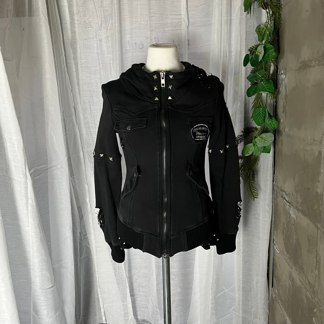 y2k 펑크 해골 후드집업  상품이미지3