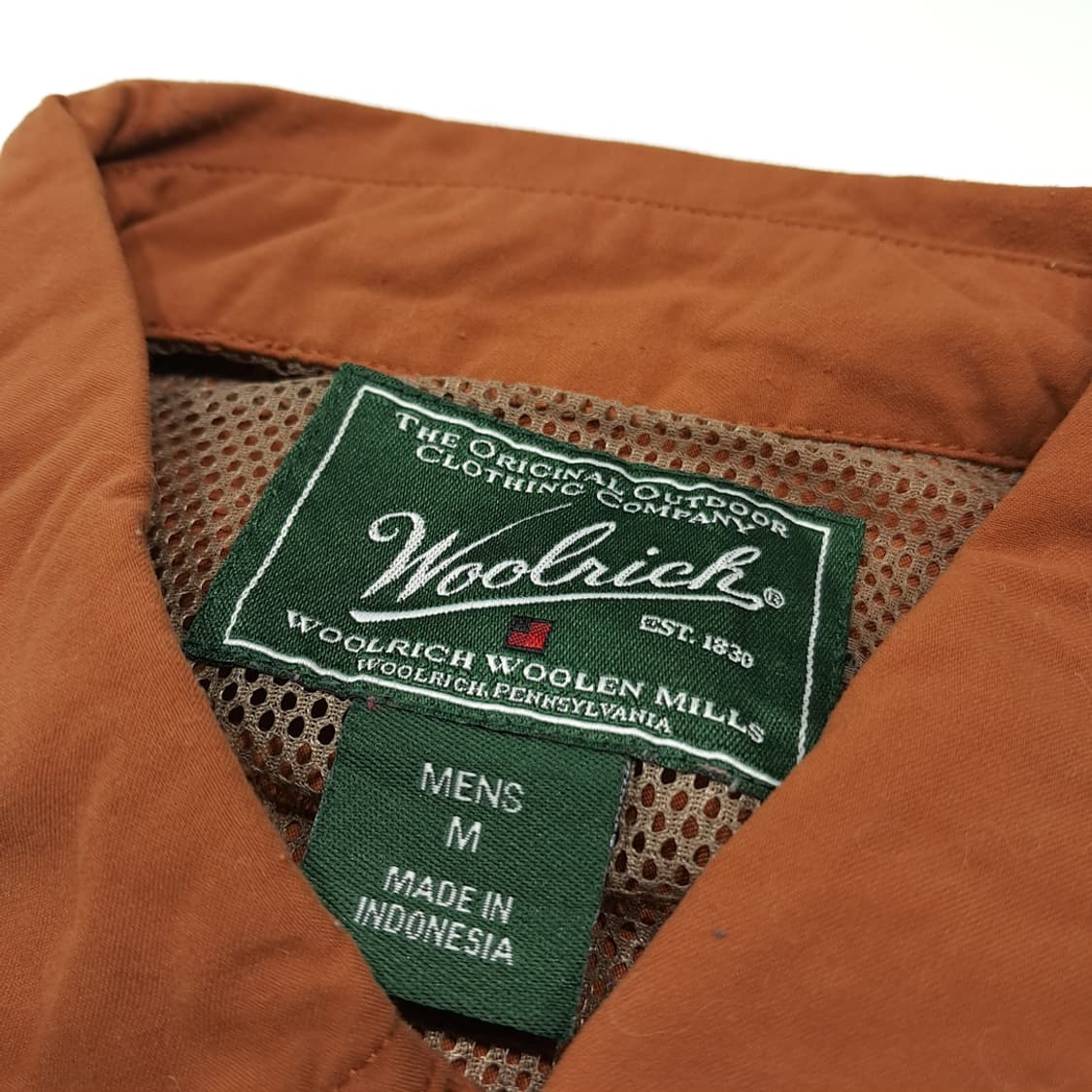 CK016 L 울리치 00s 롤업 브라운 헌팅 셔츠 남방 상품이미지3