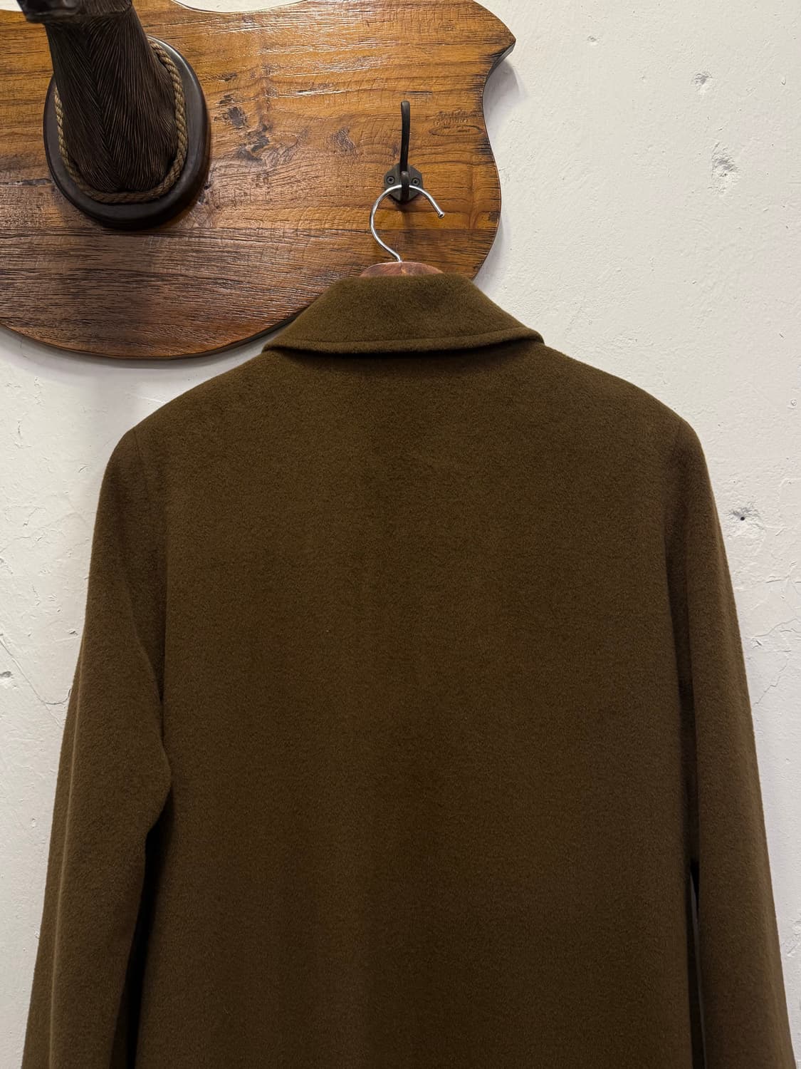 66) Japan Cashmere Blend Balmacaan Coat 상품이미지5