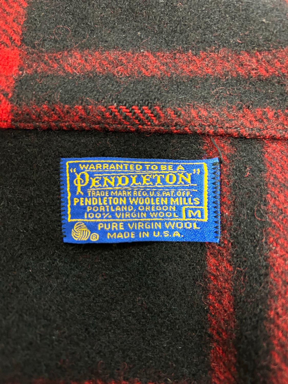 펜들턴 레드 블랙 울 자켓 매키노 맥키노 상품이미지5