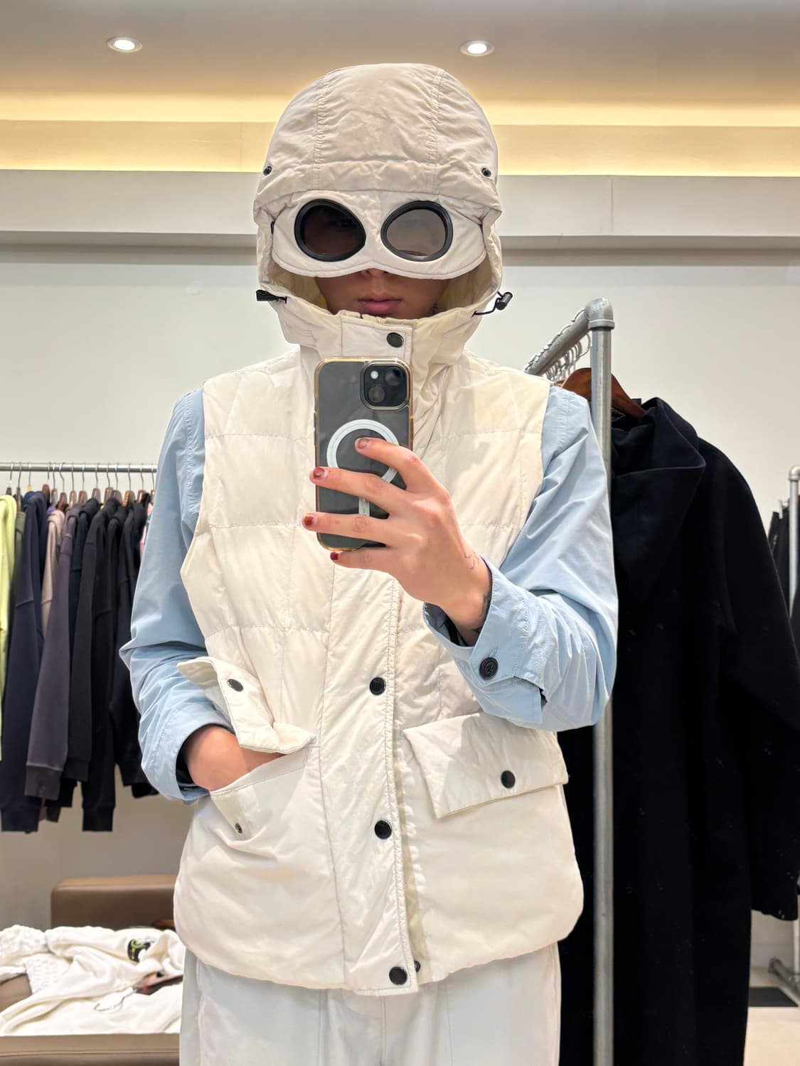 C.P. 컴퍼니 고글 다운 베스트 상품이미지8