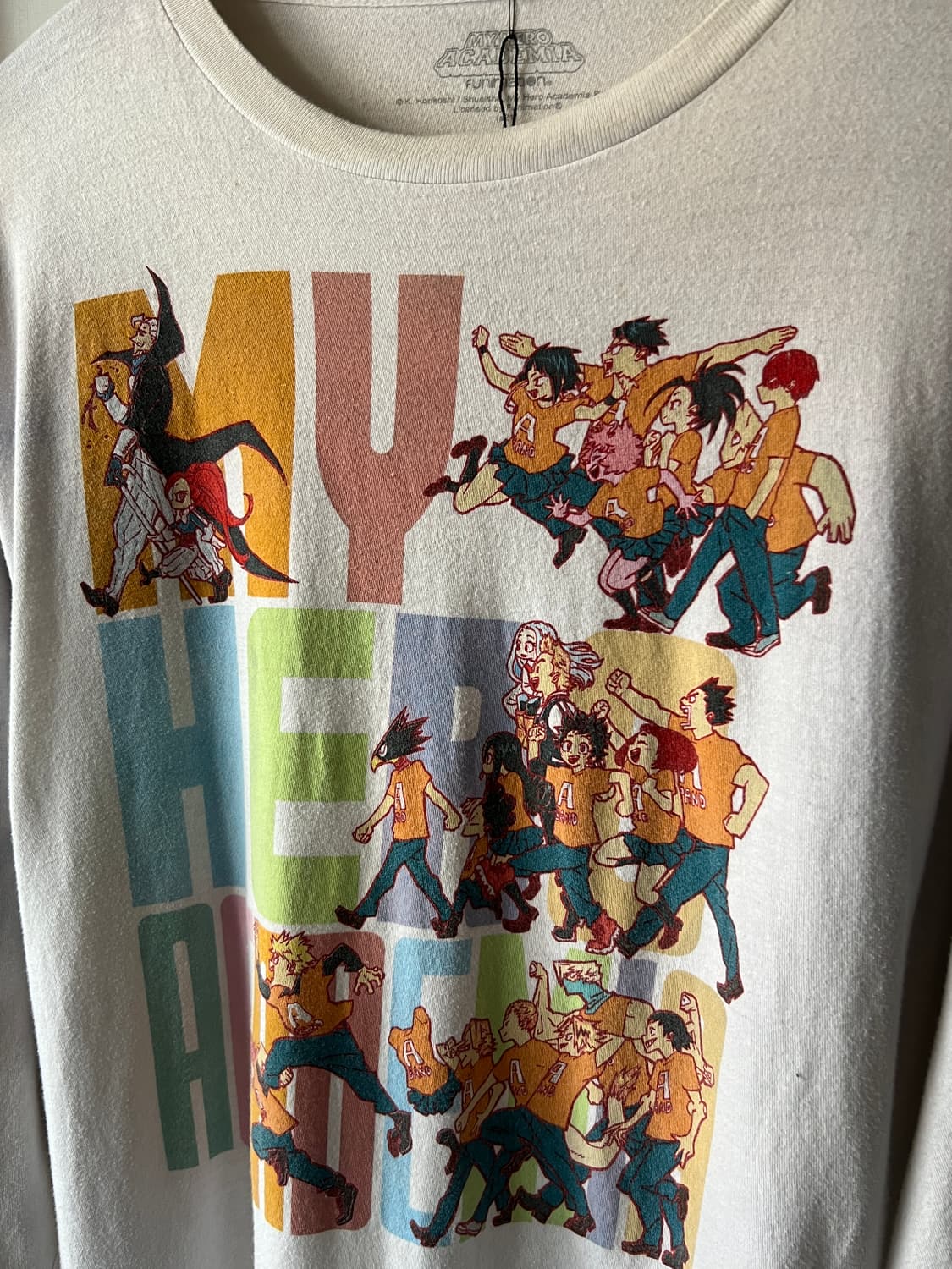 [L]나의 히어로 아카데미아 롱슬리브 티셔츠 상품이미지3