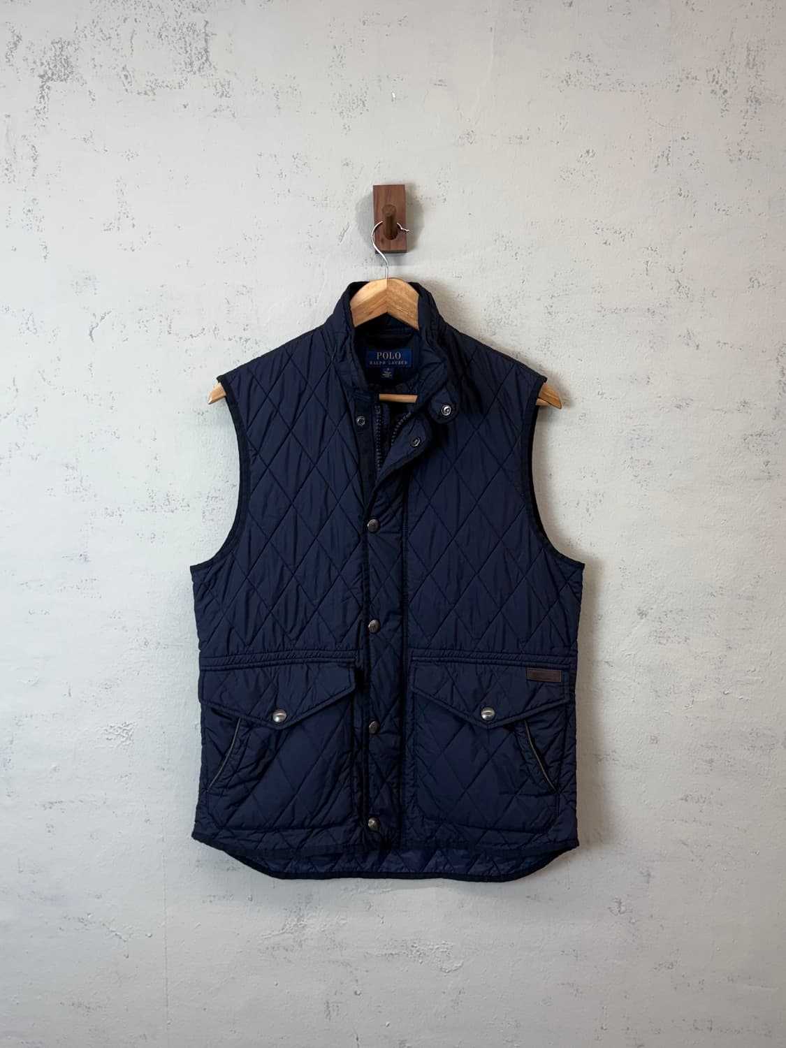 폴로랄프로렌 퀼팅 베스트 네이비 상품이미지1