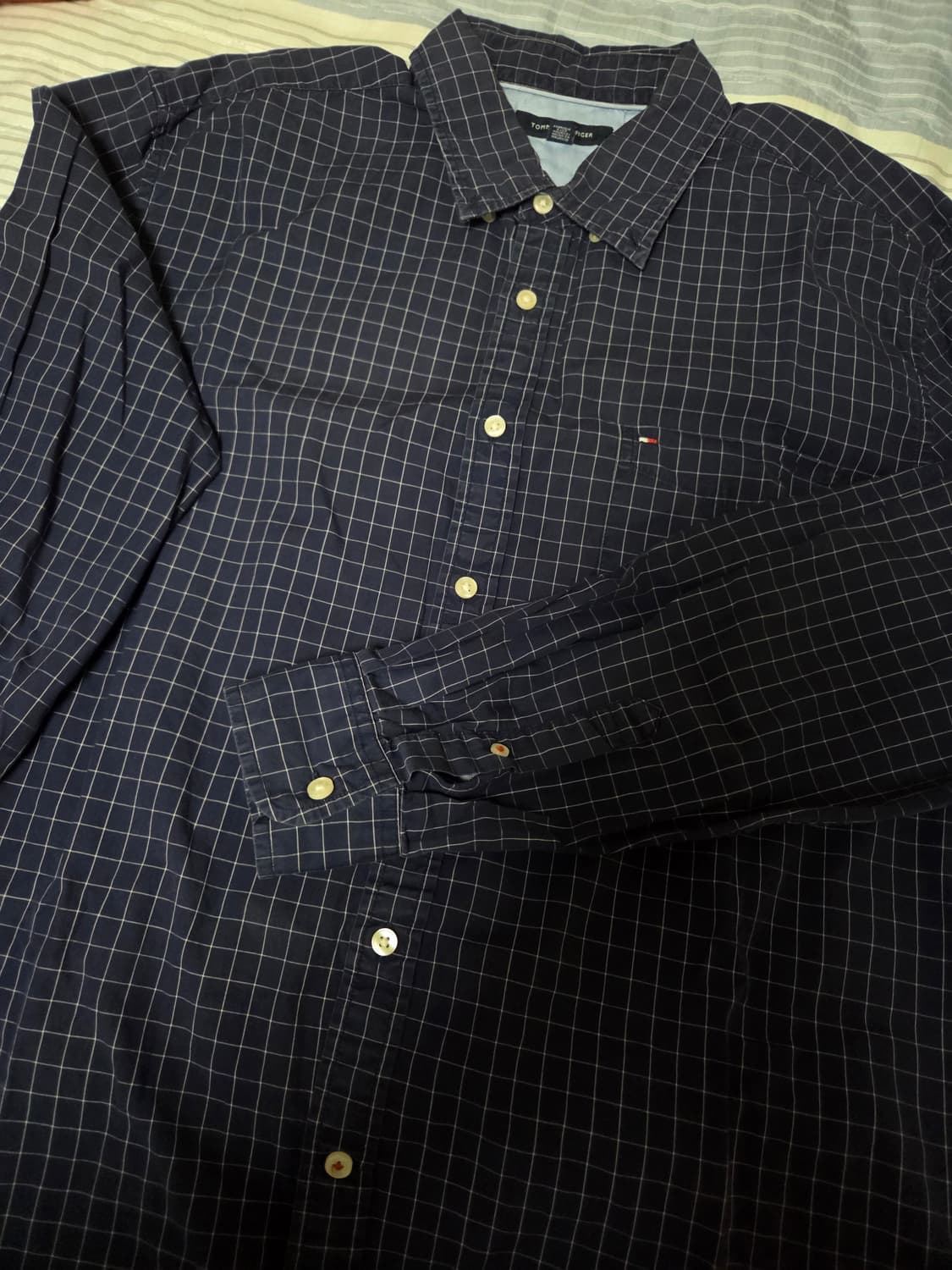타미힐피거 네이비셔츠 상품이미지1