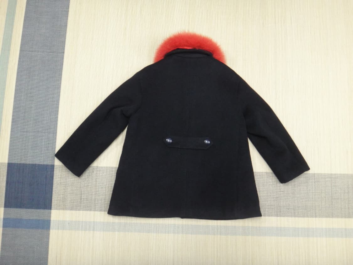 (FREE) 쥬시꾸뛰르 쥬시 퍼 카라 솔리드 코트 상품이미지2