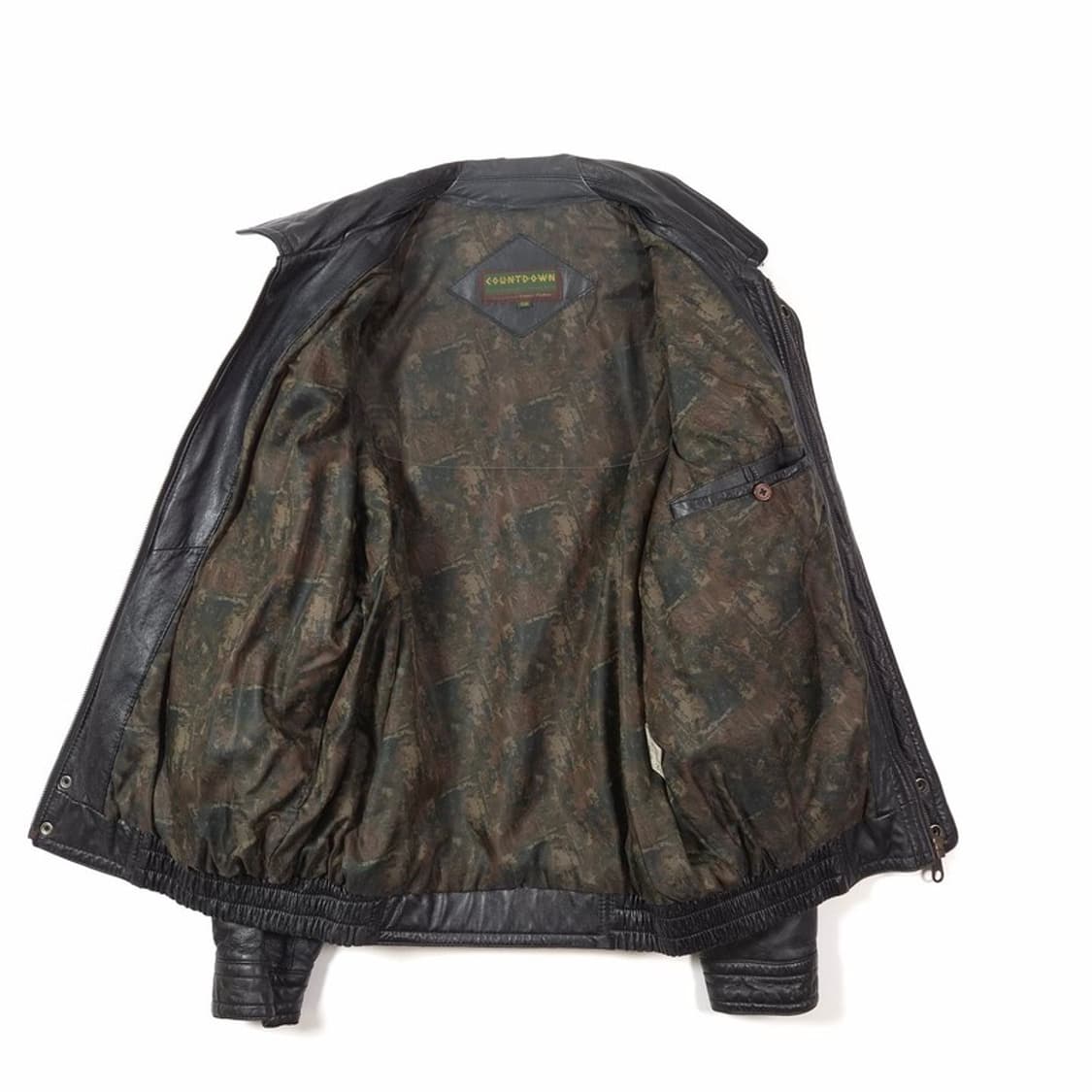 카운트다운 램스킨 나파 양가죽 레더 워크 자켓 L 상품이미지5