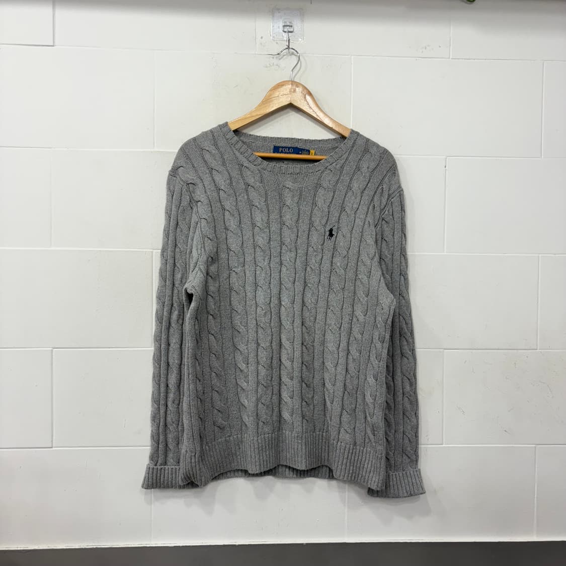 폴로 랄프로렌 꽈배기니트 상품이미지1