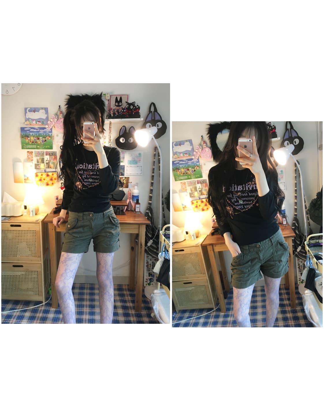 vintage cargo roll-up short pants khaki 상품이미지1