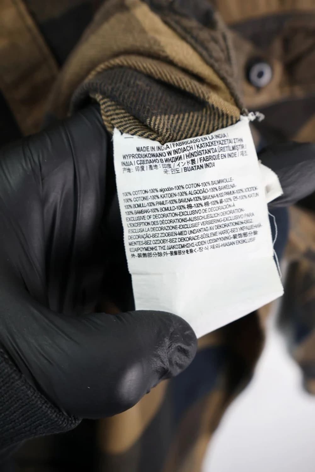 반스 체크 패턴 셔츠 상품이미지6