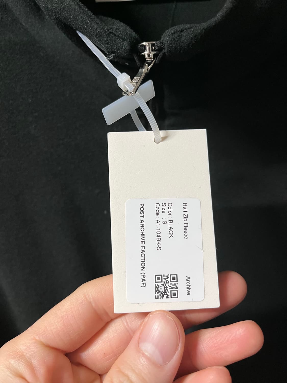 포스트아카이브팩션 하프 집 플리스 상품이미지4