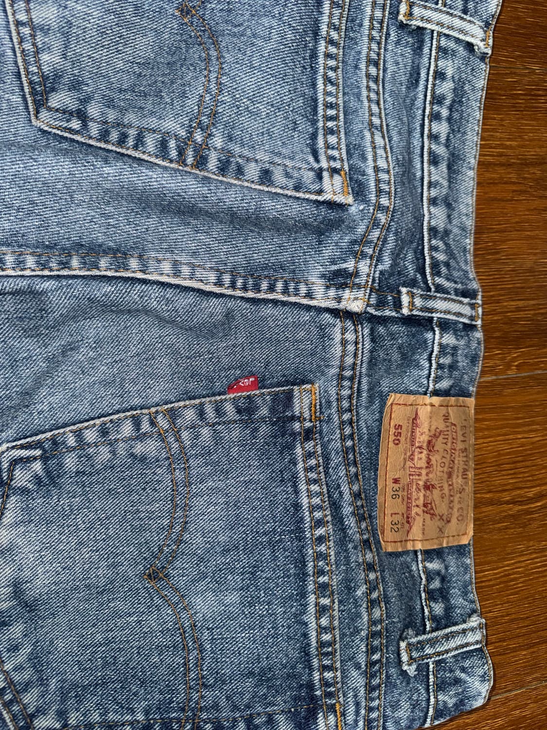 90‘s 리바이스 550 usa 36x32 상품이미지3