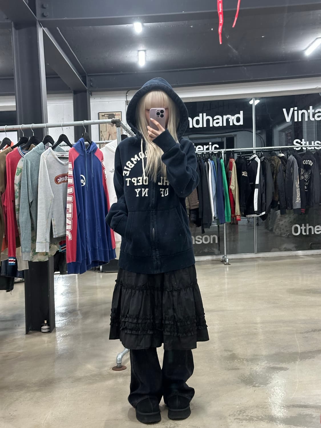 아베크롬비 네이비 후드집업 상품이미지2