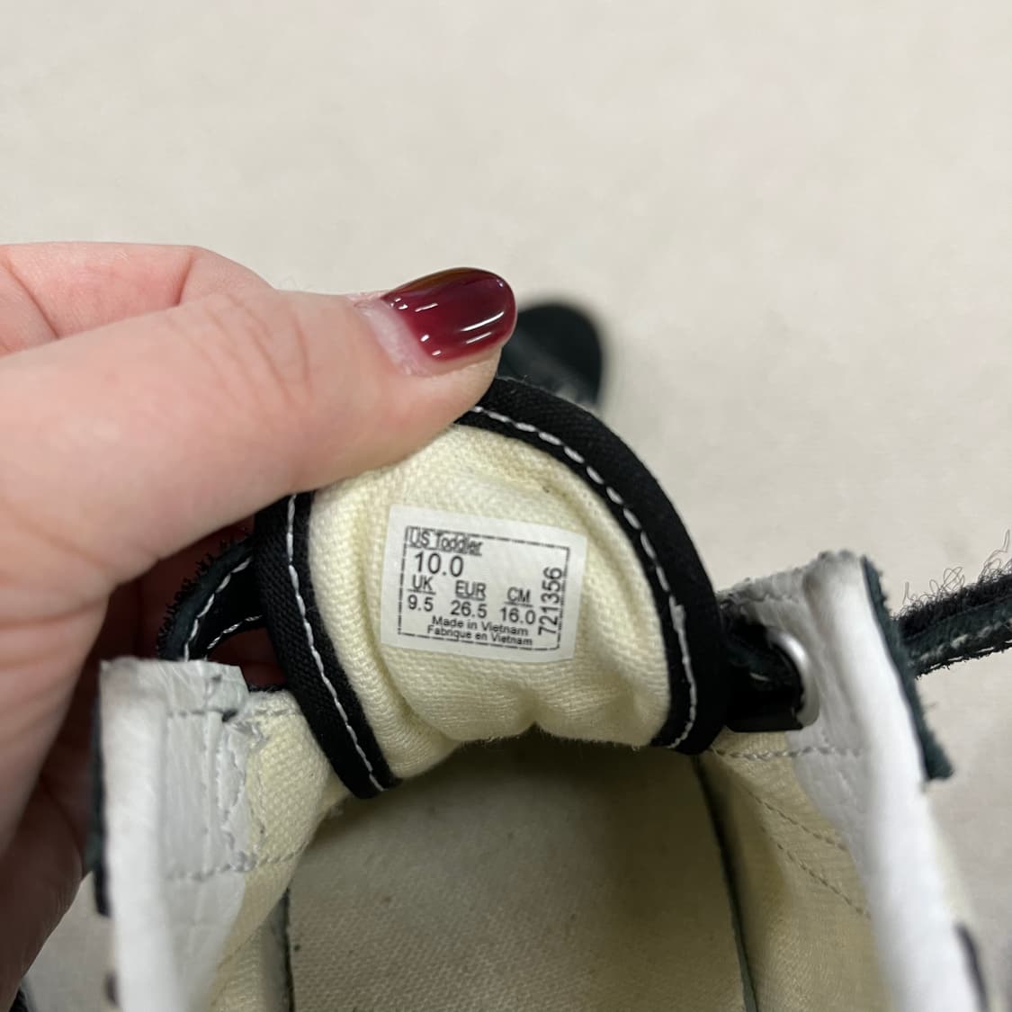 [160] 반스 키즈 토들러 올드스쿨 체커보드 벨크로 운동화 신발 011 상품이미지7