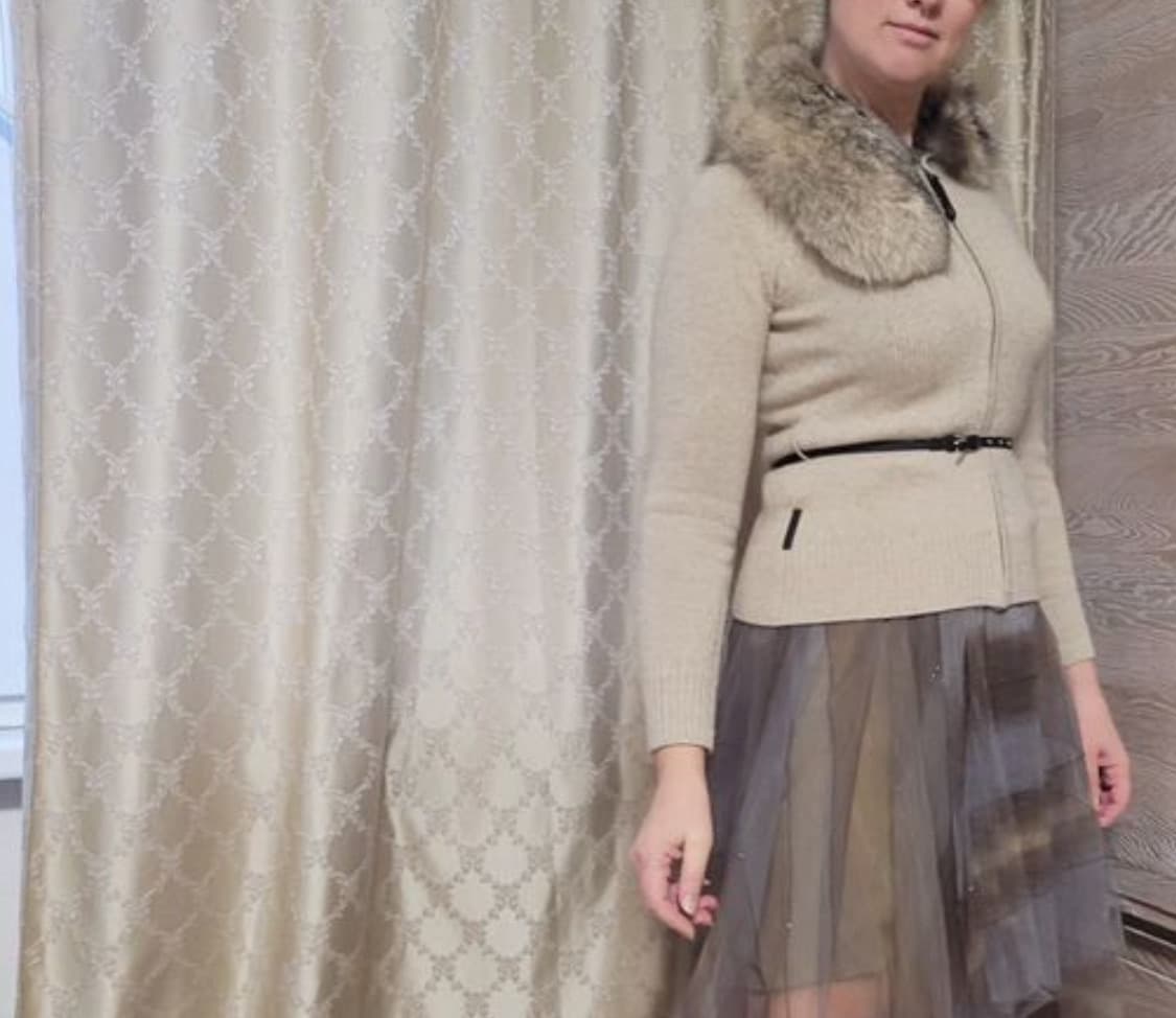 PRADA 프라다 집업 니팅 벨티드 재킷(40 사이즈)해외발송 상품이미지1