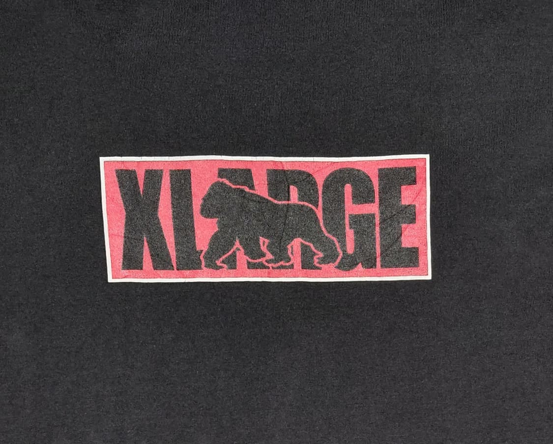 [M] X-LARGE 고릴라 펑크 & 빅 로고 롱슬리브 (블랙) 상품이미지9