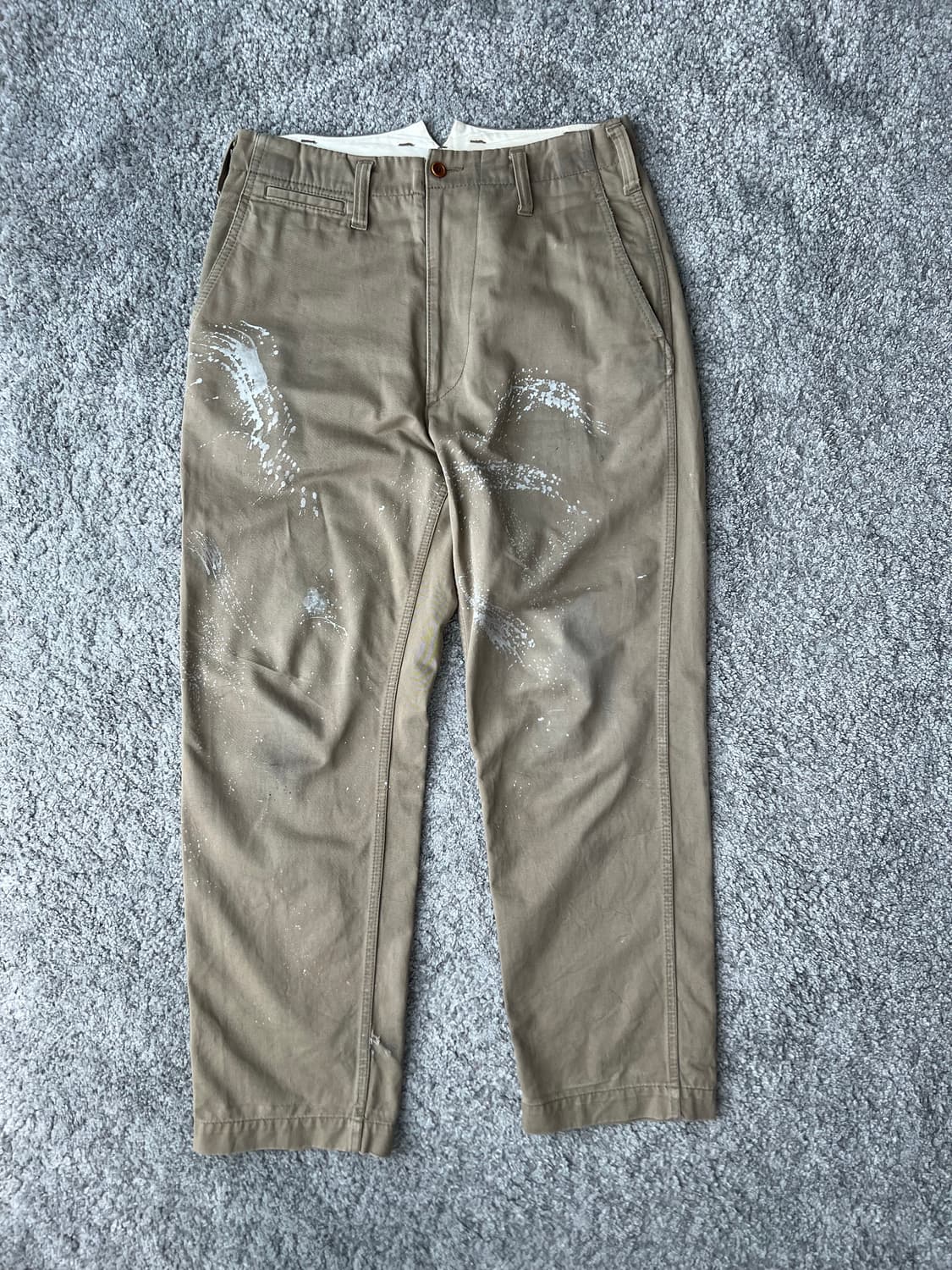 꼼데가르송 옴므 페인팅 치노 팬츠 상품이미지1