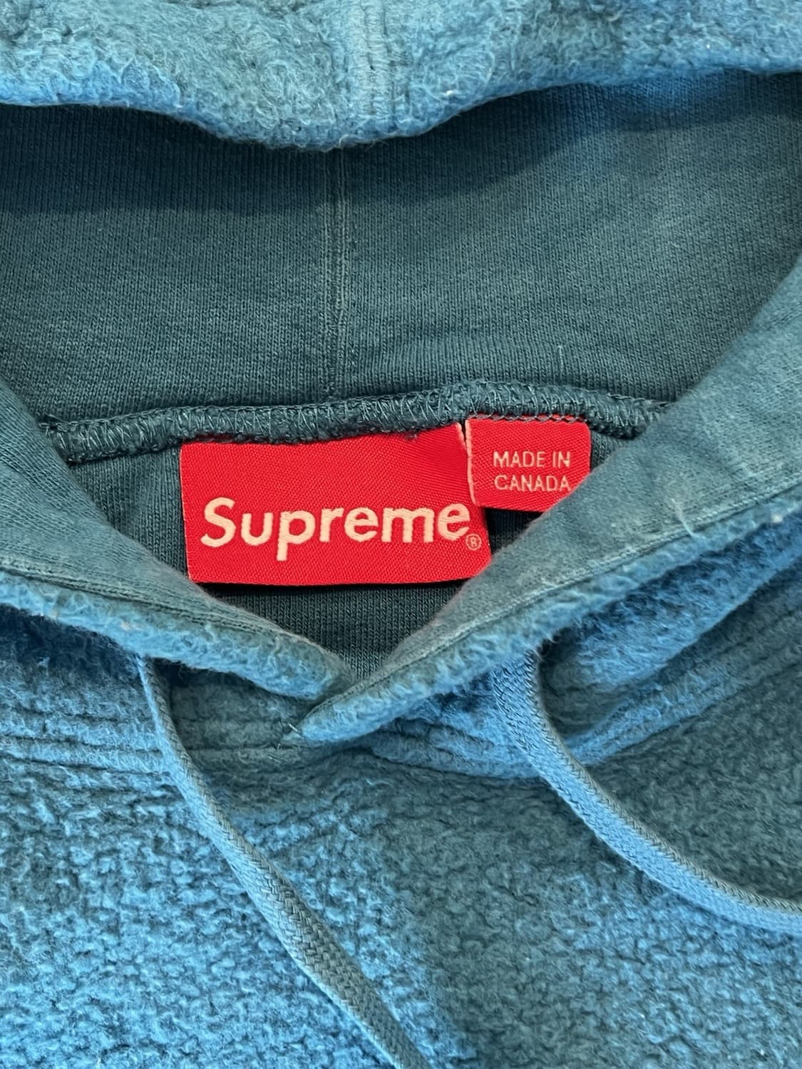 18SS 슈프림 리버스 플리스 후드티 상품이미지3