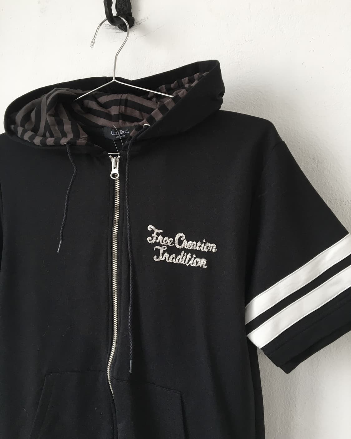 Back skull needle work hood zip up 상품이미지4