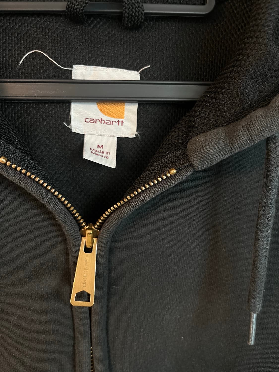 칼하트 미드웨이트 후드집업 블랙 (M size) 상품이미지4