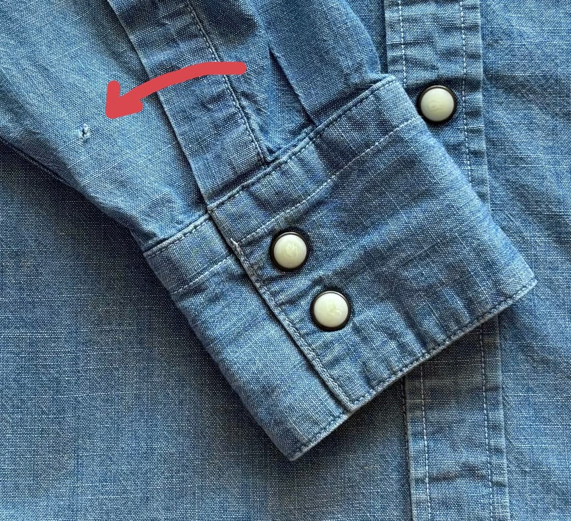 Levi's 리바이스 웨스턴 데님 셔츠 상품이미지8