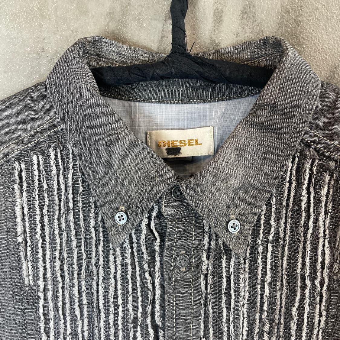 디젤 디스트레스드 턱시도 셔츠 상품이미지7