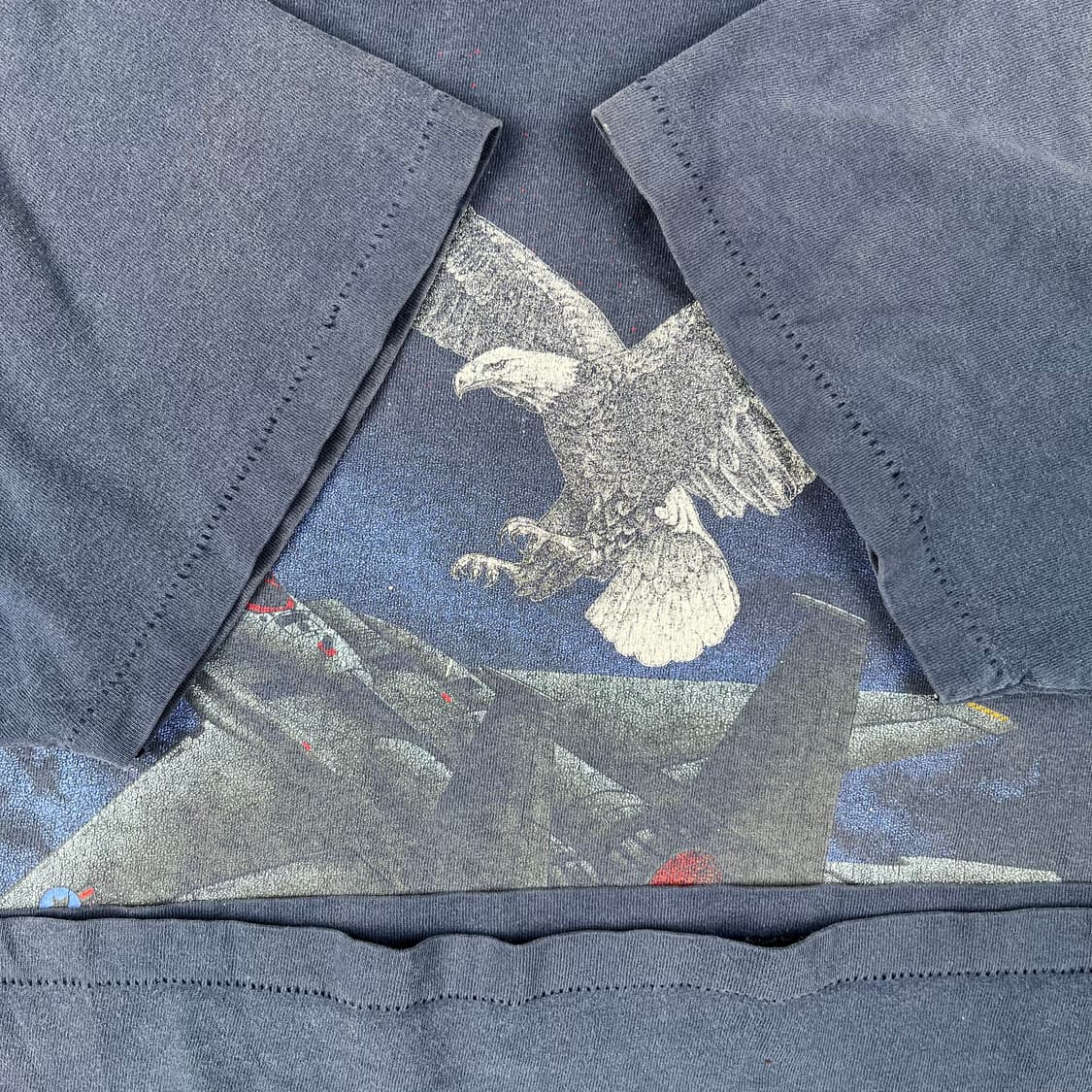 빈티지 F-15 Fighter Jet Eagle 반팔 상품이미지4