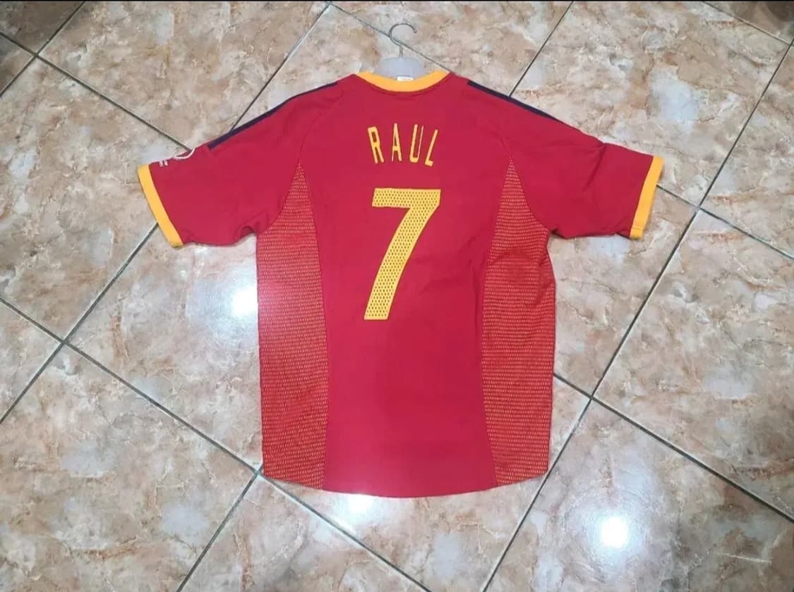 아디다스 2002 스페인 축구 국대 라울 올드레플 축구져지 상품이미지2