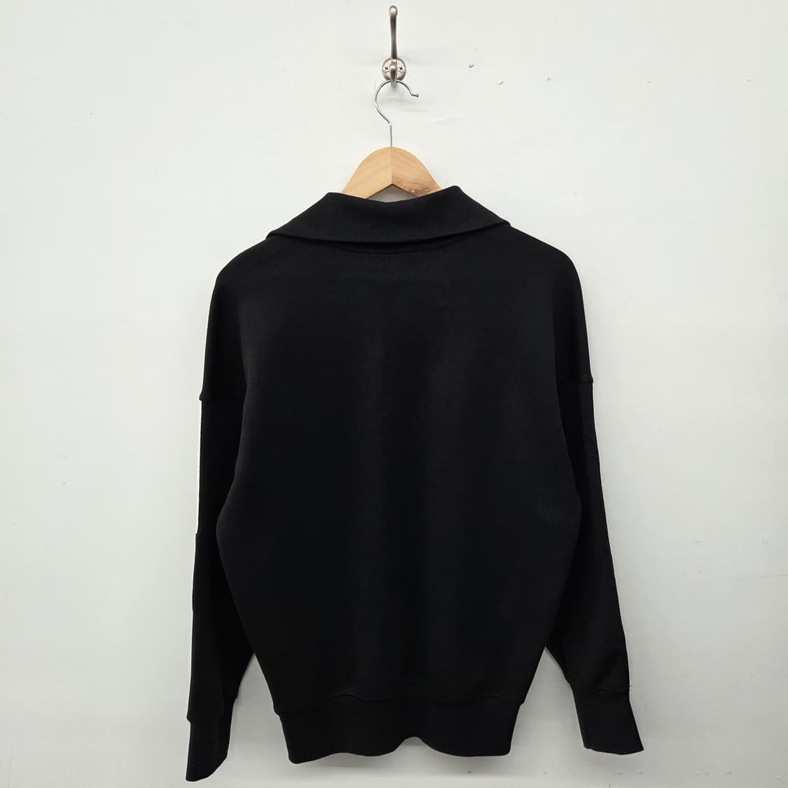 아디다스 삼선 블랙 하프집업 맨투맨 남xs 상품이미지5