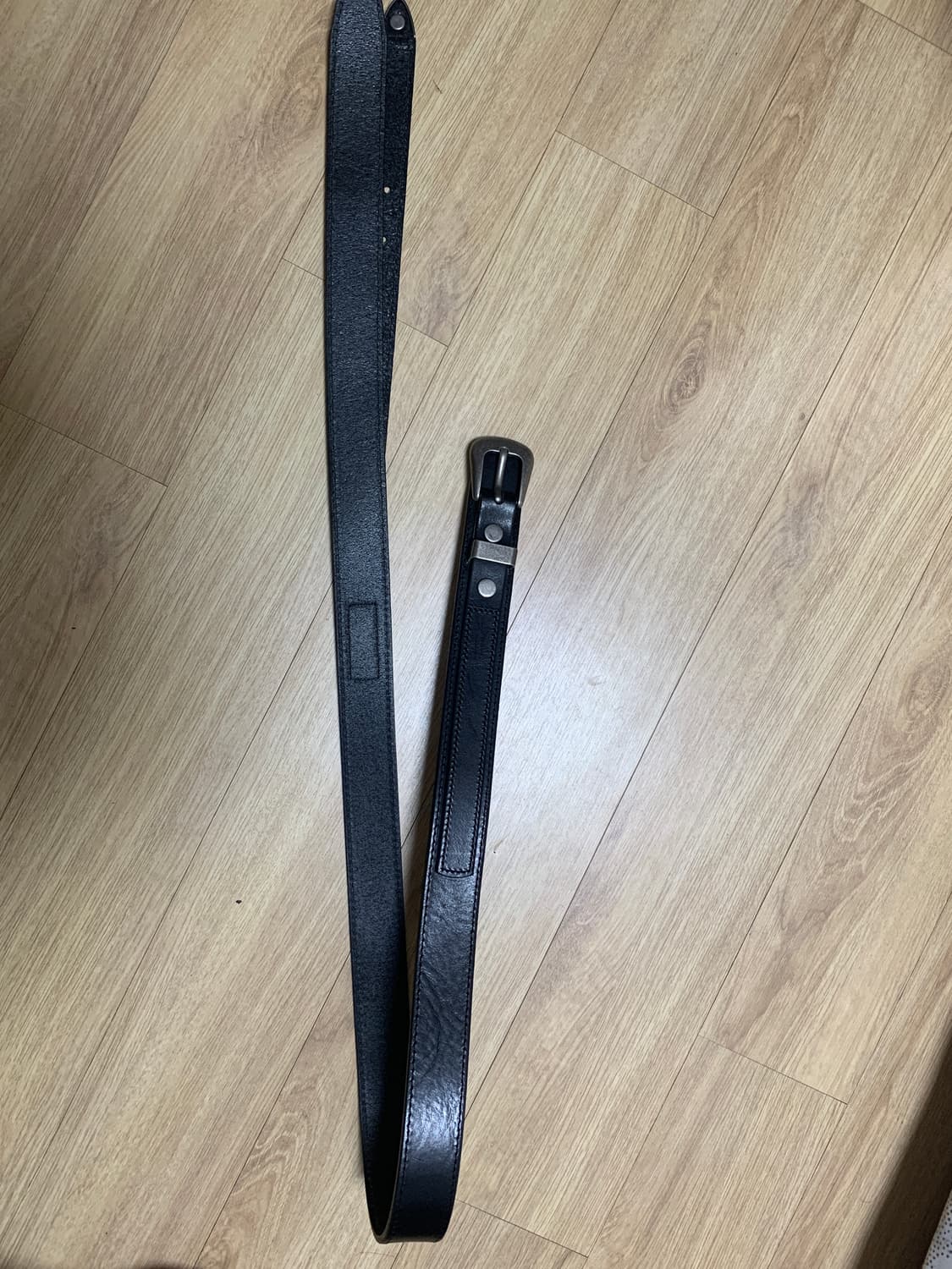 인사일런스 미니멀 레더 벨트 상품이미지2