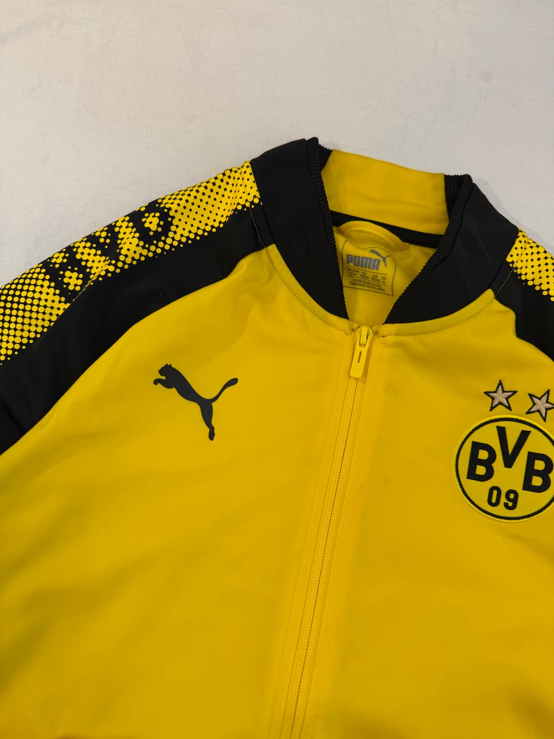 푸마 17-18 도르트문트 투웨이 트랙탑 져지 옐로우 상품이미지2