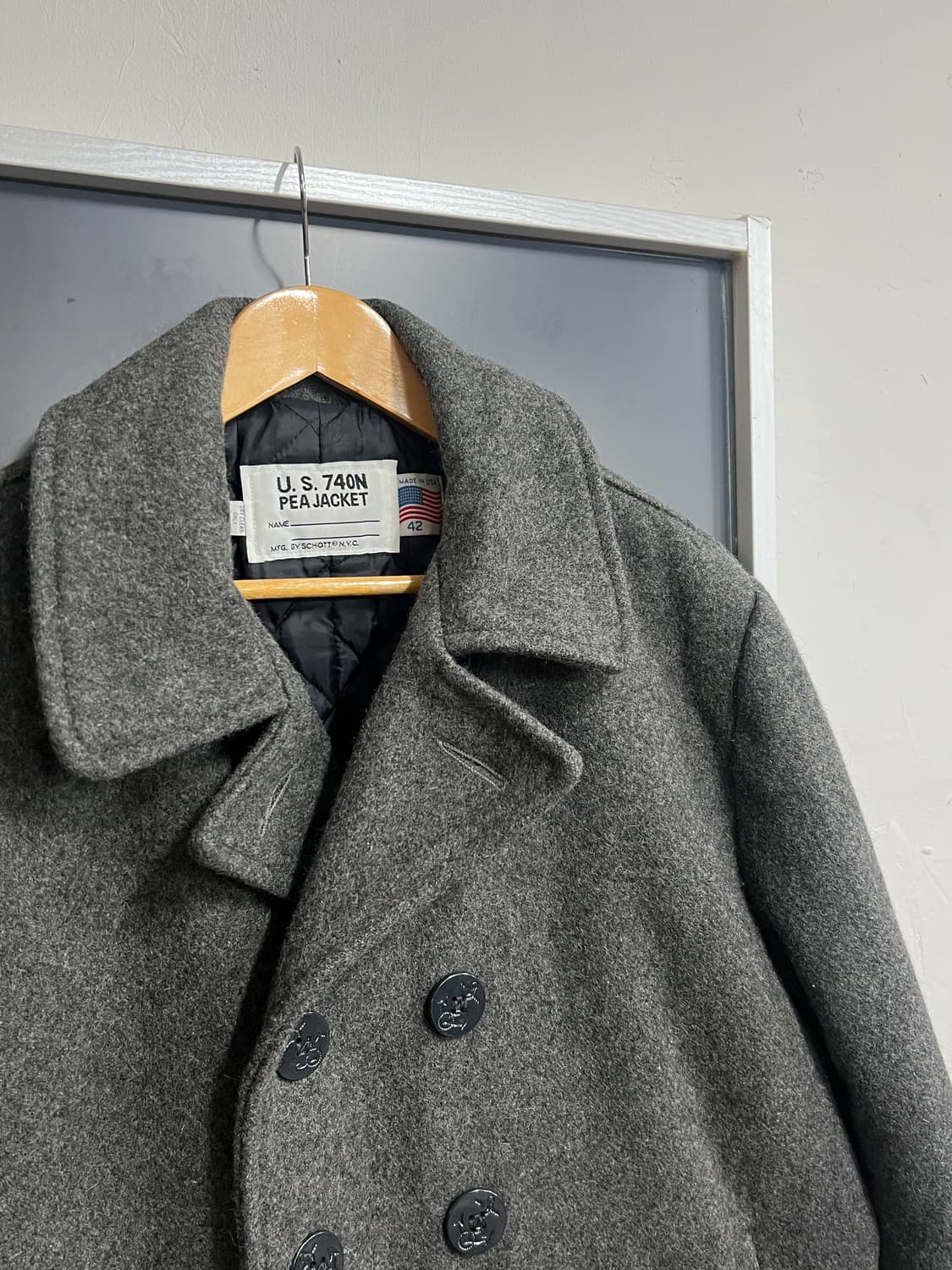 Schott USA 쇼트 오리지널 740N 더블 피코트 상품이미지2