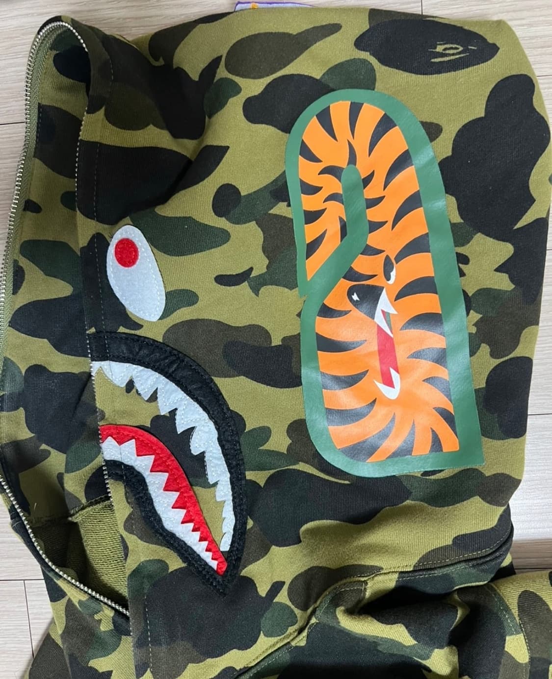 베이프 카모 후드 집업  상품이미지3