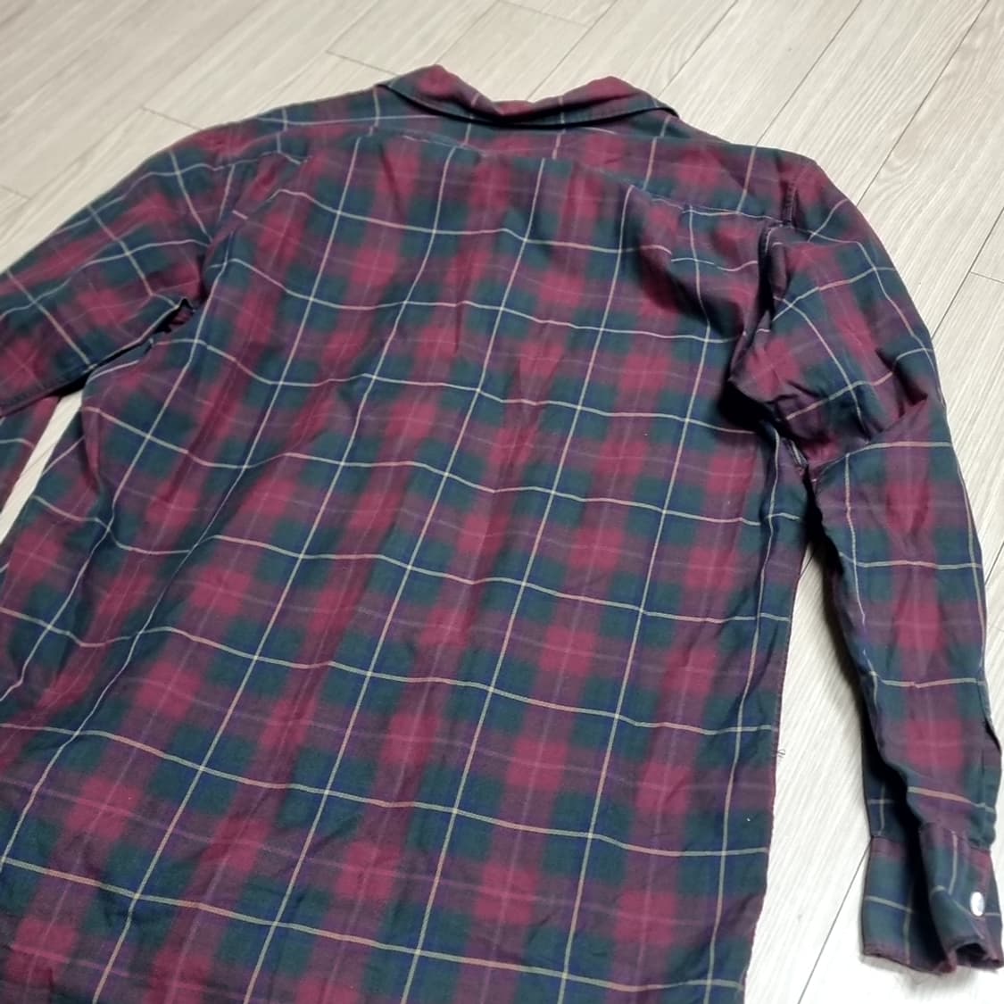 80s 폴로 랄프로렌 체크 긴팔 셔츠(100-105) 상품이미지4