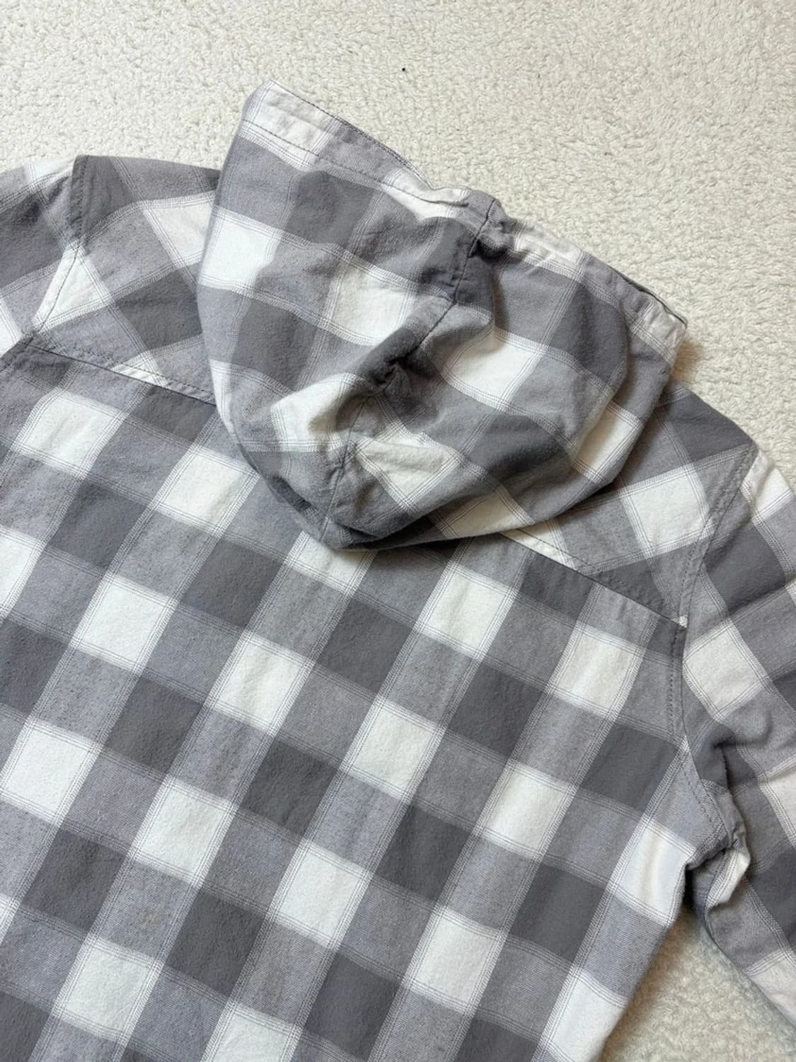 에디바우어 00's 우먼스 플란넬 후드 셔츠 자켓 PN6496 상품이미지5