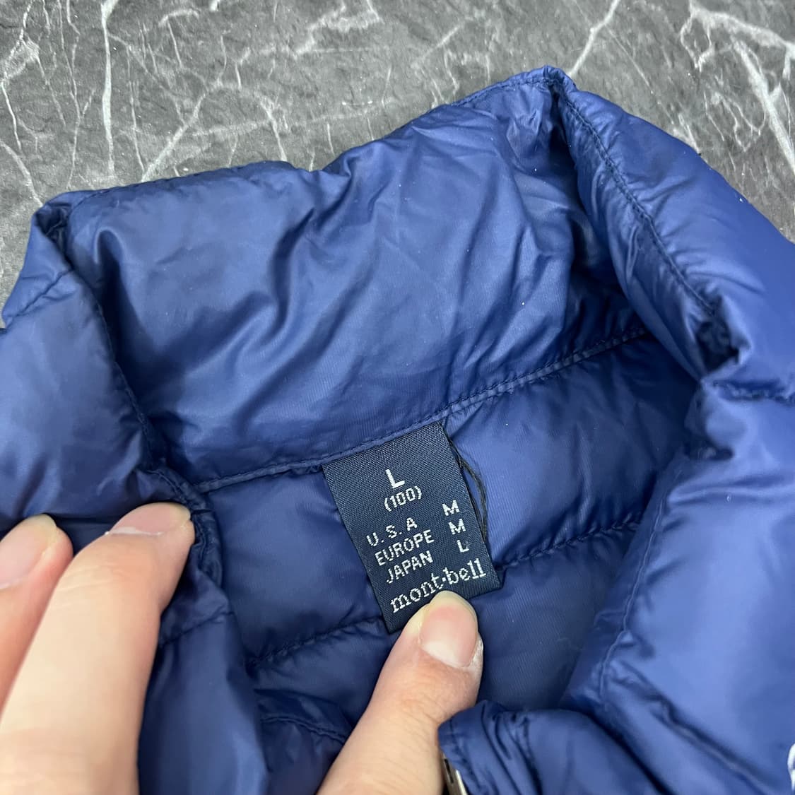 몽벨 제나 구스다운 경량 패딩 상품이미지5