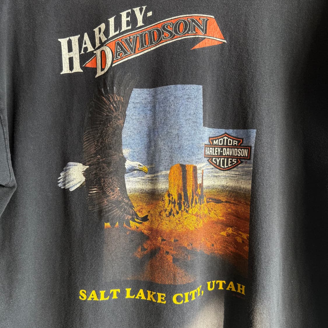 1996 Made in USA 할리 데이비슨 티셔츠 상품이미지4