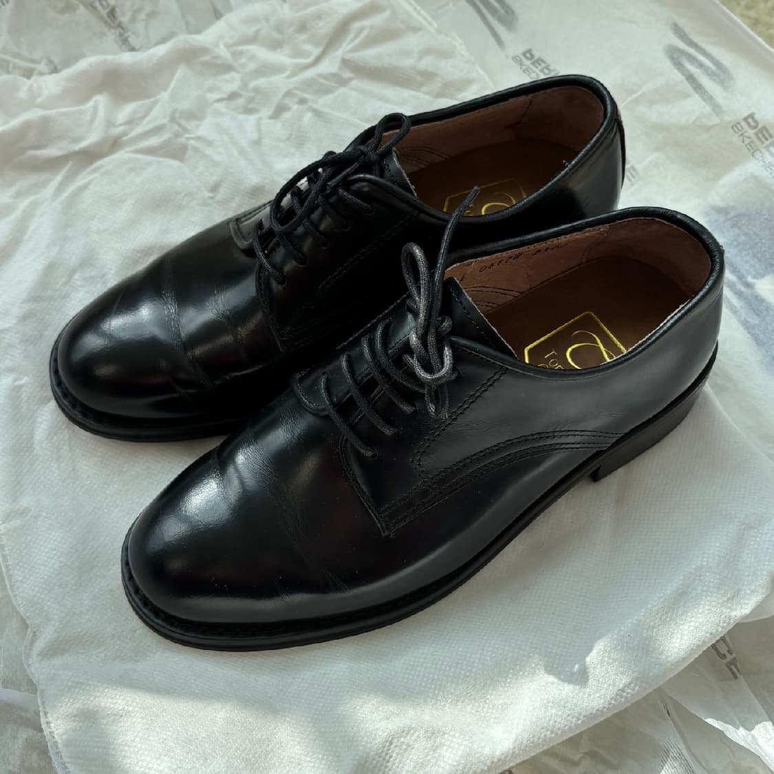 여자 더비 수제화 230 블랙 상품이미지2