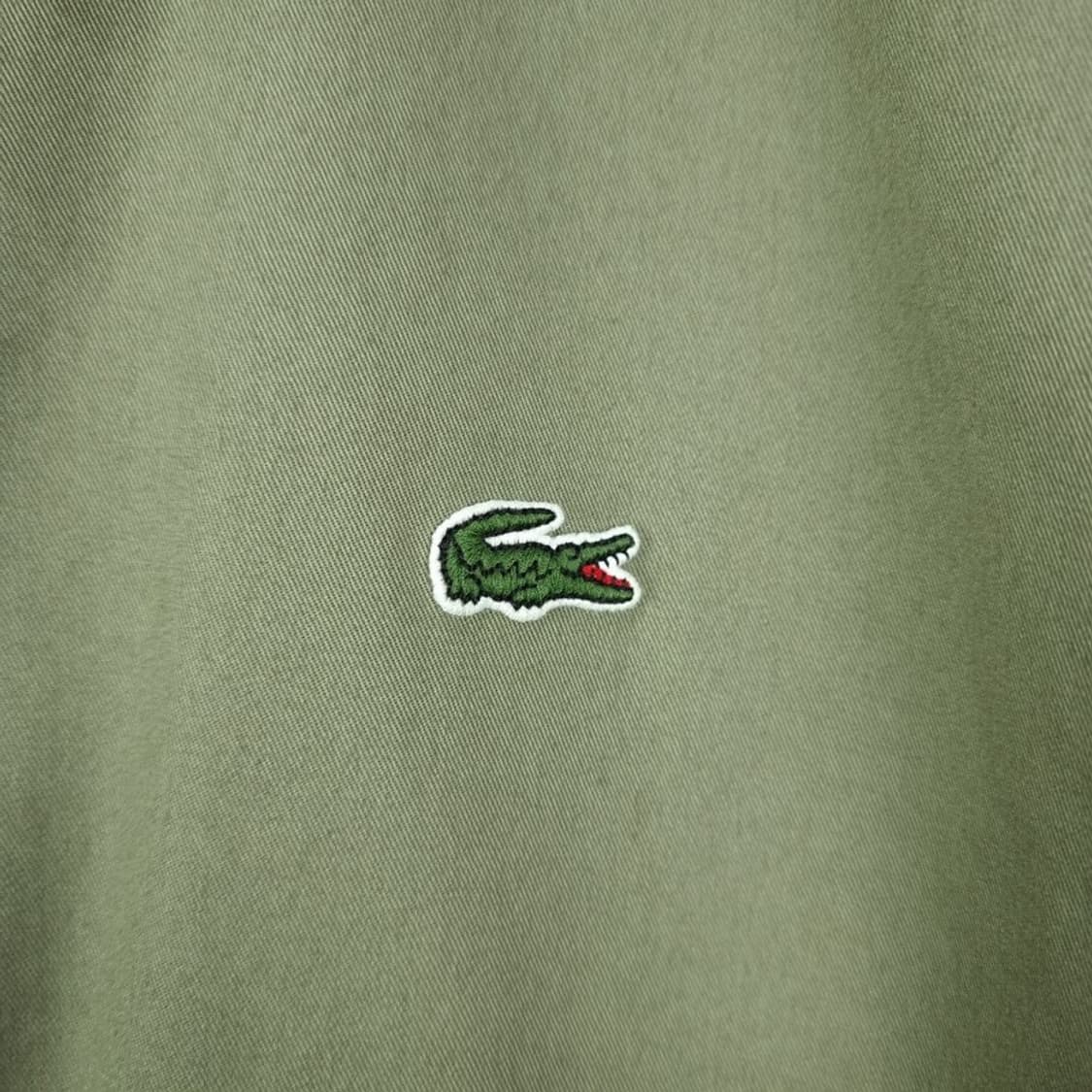 [라코스테] 신형 로고 패치 블루종 자켓 카키 M19788 상품이미지7